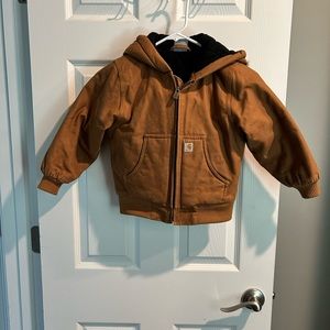 Kid’s Carhartt jacket. EUC! Size 4T. Quilted inside.